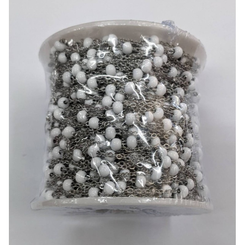Kostibas 9713-301AL, Αλυσίδα, Ατσάλι, Λευκό