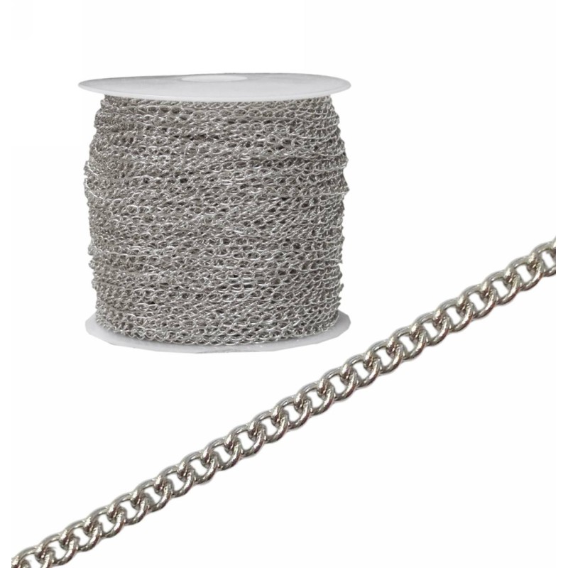Kostibas 3835-255, Αλυσίδα, Μεταλλικό, Ασημί