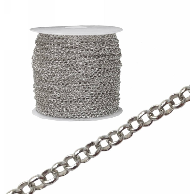 Kostibas 3835-250, Αλυσίδα, Μεταλλικό, Ασημί
