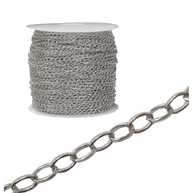 Kostibas 3835-248, Αλυσίδα, Μεταλλικό, Ασημί