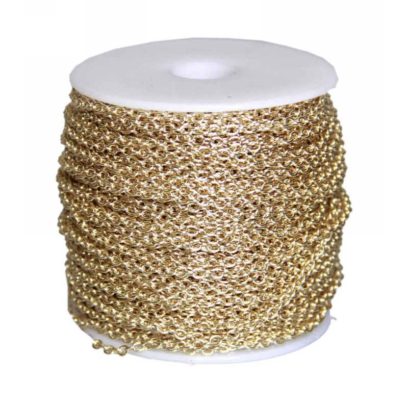 Kostibas 3835-247, Αλυσίδα, Μεταλλικό, Χρυσό 