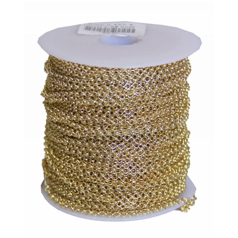 Kostibas 3835-244, Αλυσίδα, Μεταλλικό, Χρυσό