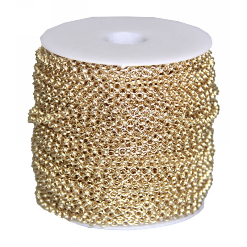 Kostibas 3835-243, Αλυσίδα, Μεταλλικό, Χρυσό