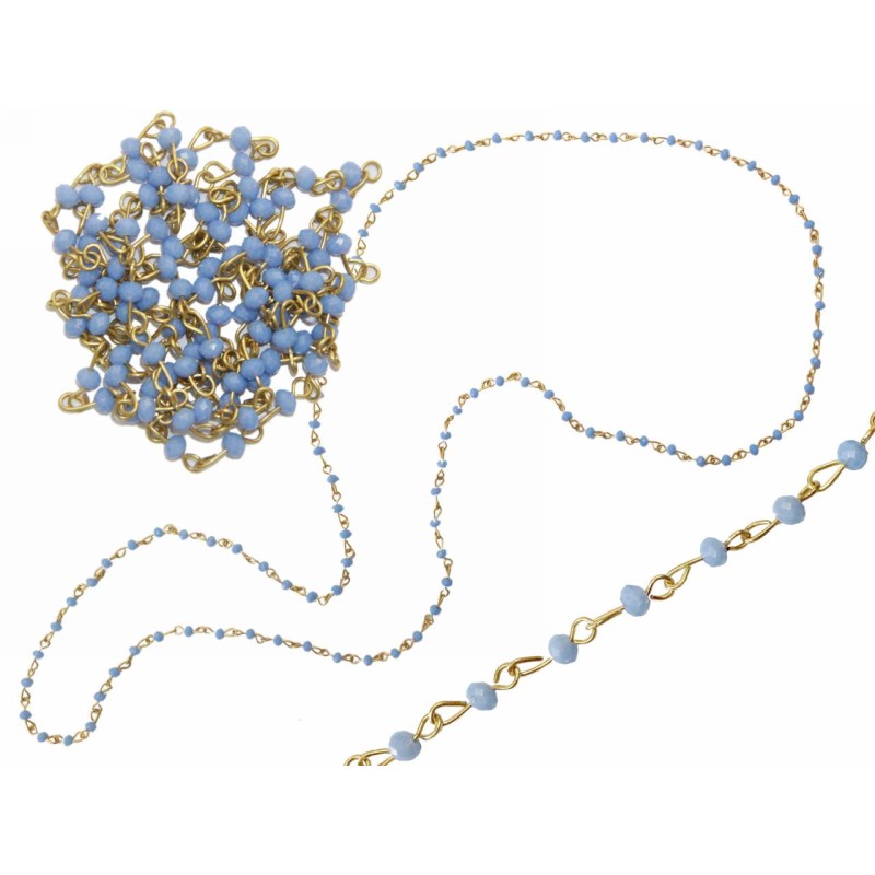 Kostibas 3835-043B, Αλυσίδα, Μπρούντζος, Μπλε