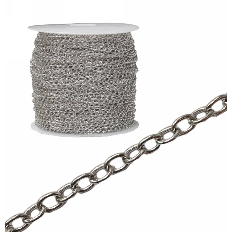 Kostibas 3835-015F, Αλυσίδα, Μεταλλικό, Ασημί
