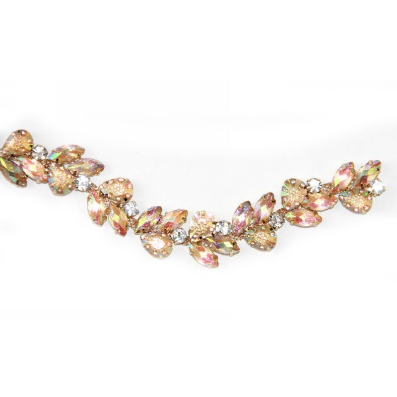 Kostibas 3823-504, Γυαλί, Κρύσταλλο, Χρυσό