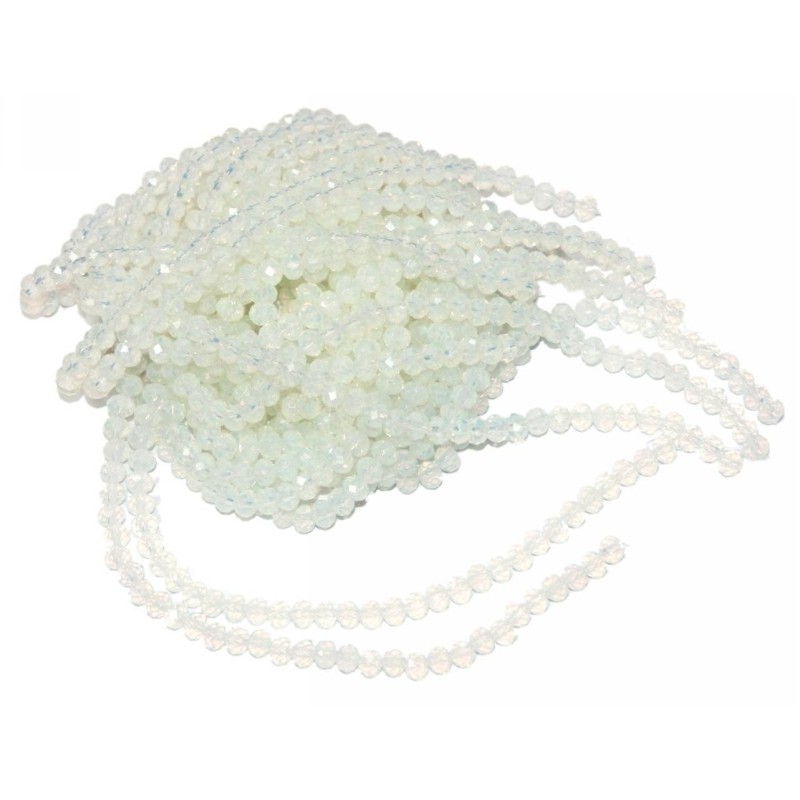 Kostibas 3823-330F, Γυαλί, Κρύσταλλο, Λευκό, 10τμχ