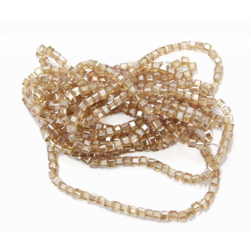 Kostibas 3823-324LK, Γυαλί, Κρύσταλλο, Χρυσό, 100τμχ