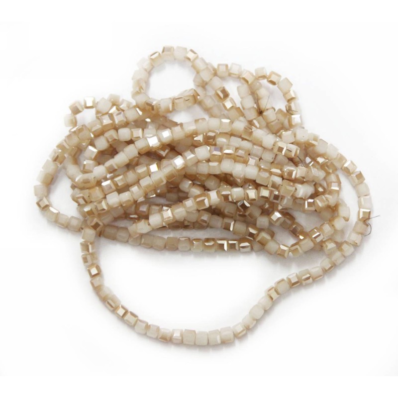 Kostibas 3823-304E1, Γυαλί, Κρύσταλλο, Εκρού, 100τμχ