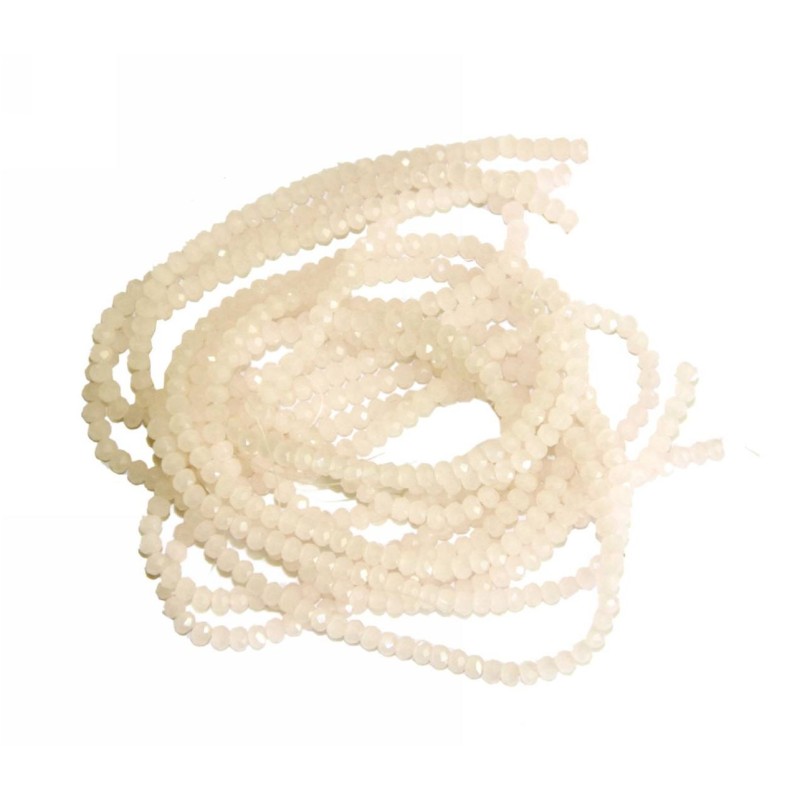 Kostibas 3823-251E, Γυαλί, Κρύσταλλο, Εκρού, 200τμχ