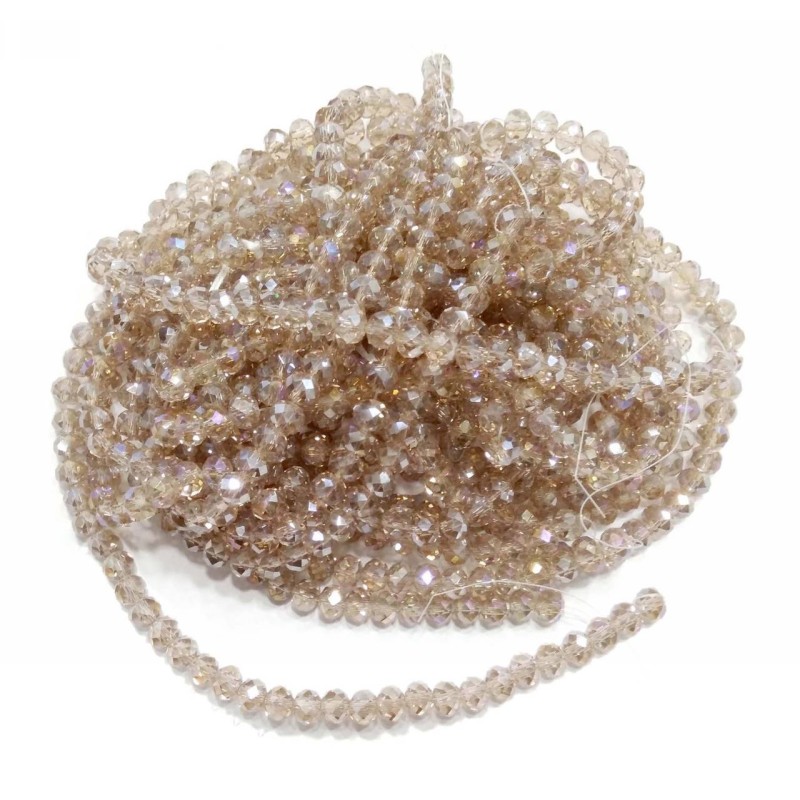 Kostibas 3823-206E1, Γυαλί, Κρύσταλλο, Εκρού, 100τμχ