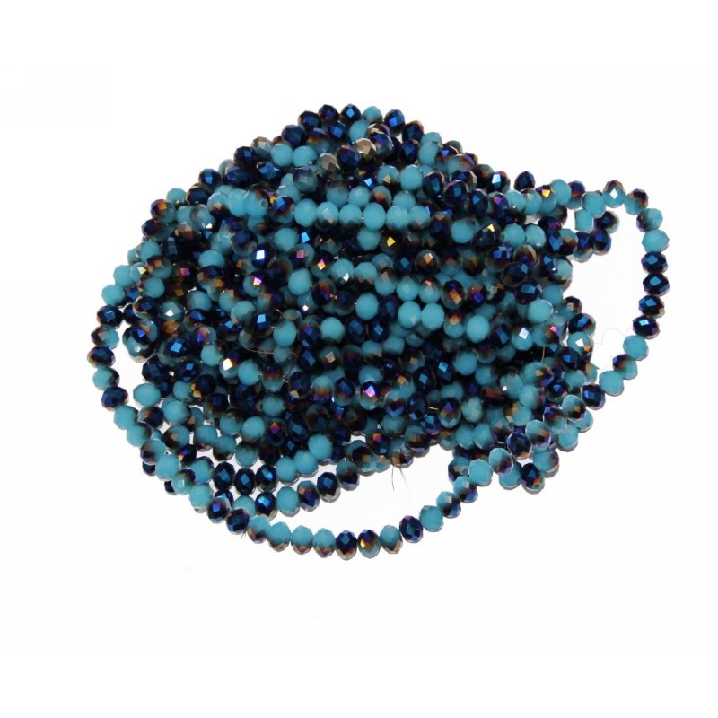 Kostibas 3823-206BT, Γυαλί, Κρύσταλλο, Μπλε, 100τμχ