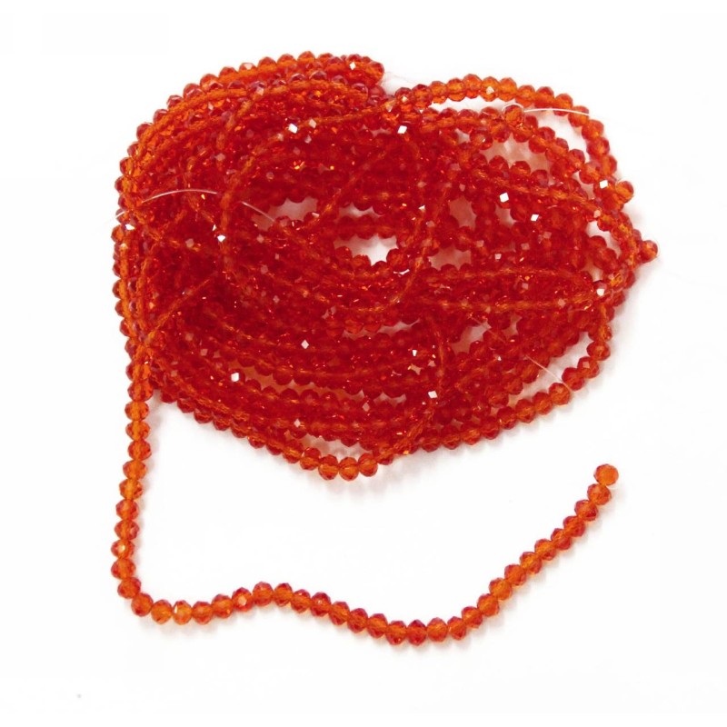 Kostibas 3823-203U, Γυαλί, Κρύσταλλο, Κόκκινο, 150τμχ