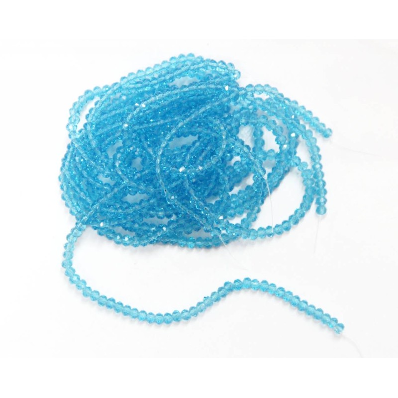 Kostibas 3823-203C, Γυαλί, Κρύσταλλο, Γαλάζιο, 150τμχ