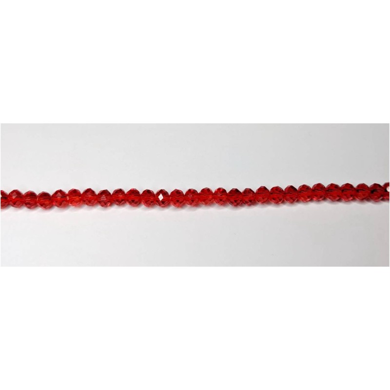 Kostibas 3823-129U6, Γυαλί, Κρύσταλλο, Κόκκινο, 10τμχ