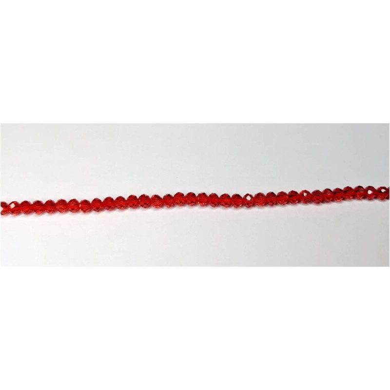 Kostibas 3823-129U4, Γυαλί, Κρύσταλλο, Κόκκινο, 10τμχ