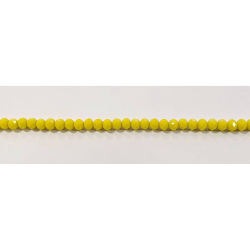 Kostibas 3823-080Y8, Γυαλί, Κρύσταλλο, Κίτρινο, 66τμχ