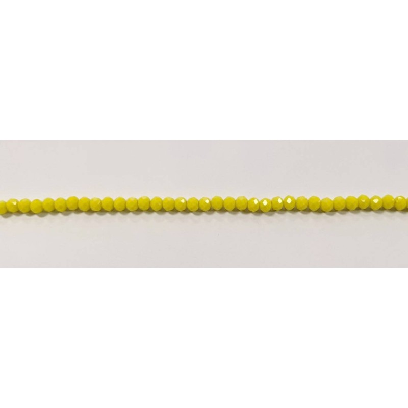 Kostibas 3823-080Y6, Γυαλί, Κρύσταλλο, Κίτρινο, 66τμχ