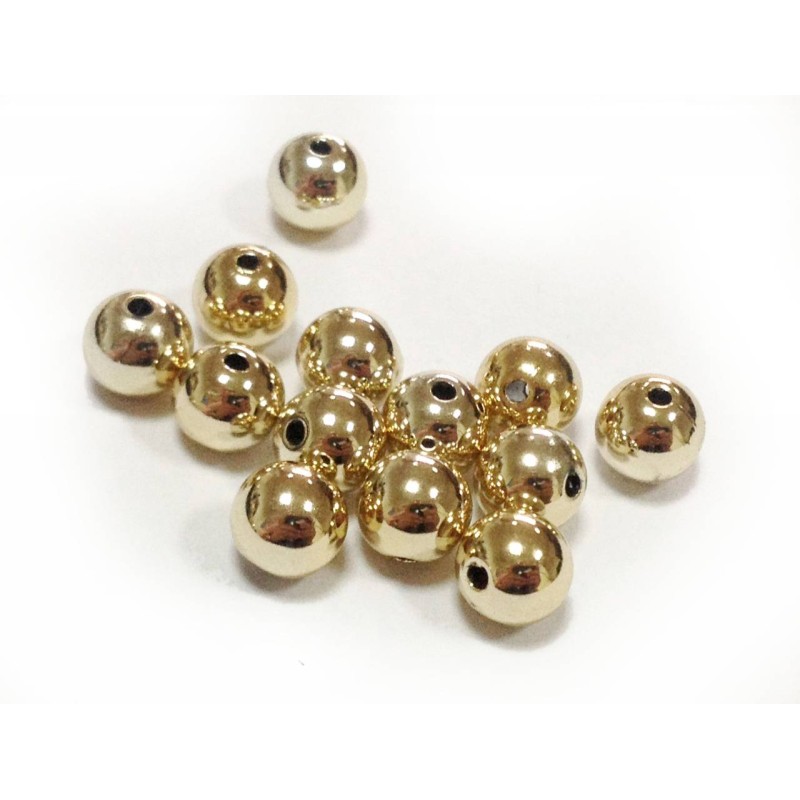 Kostibas 3897-191XH, Χάντρες, Ακρυλικό, Χρυσό, 400τμχ