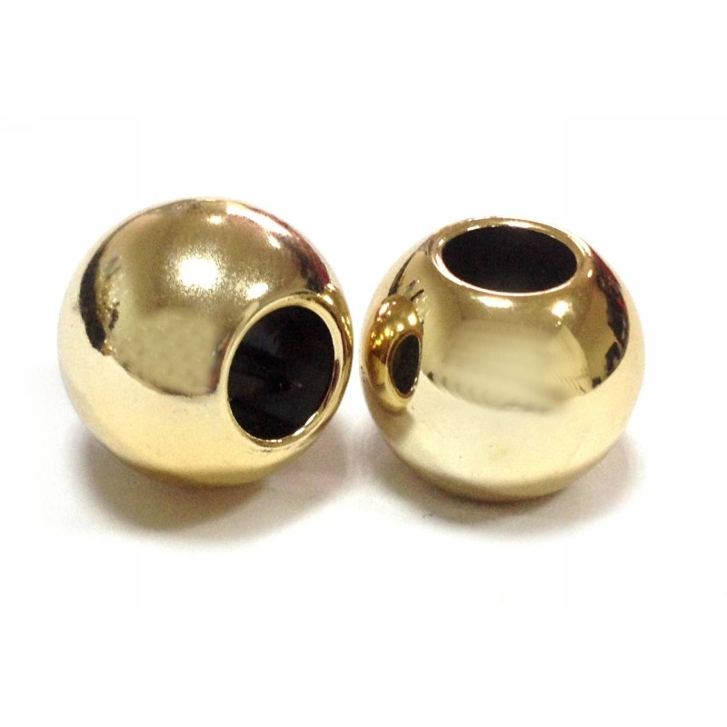 Kostibas 3897-190XV, Χάντρες, Ακρυλικό, Χρυσό, 100τμχ