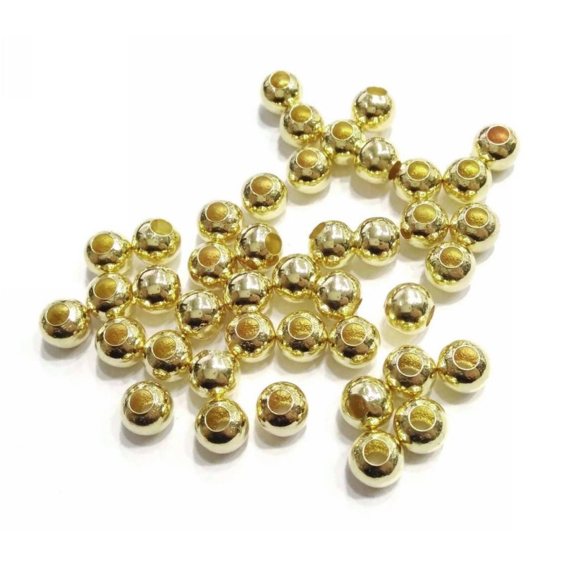 Kostibas 3897-189HX, Χάντρες, Ακρυλικό, Χρυσό, 1900τμχ