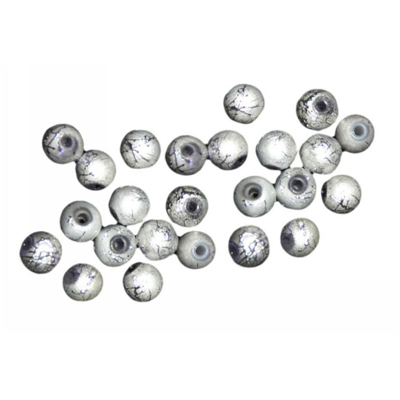 Kostibas 3897-162, Χάντρες, Ακρυλικό, Ασημί