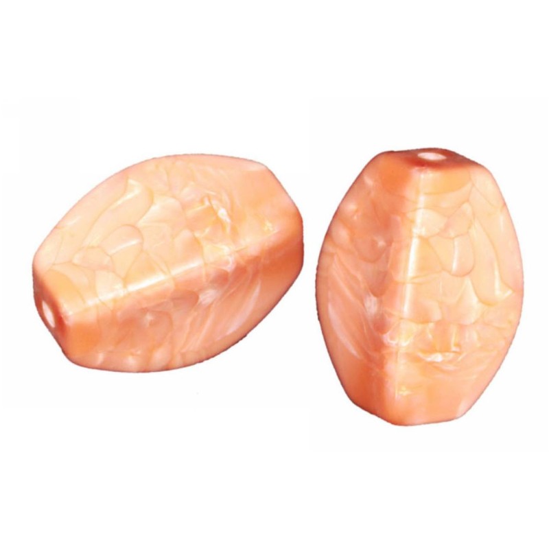 Kostibas 3897-158, Χάντρες, Ακρυλικό, Πορτοκαλί