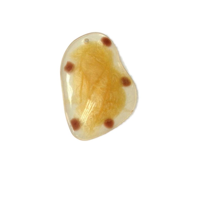 Kostibas 3897-148X, Χάντρες, Ακρυλικό, Χρυσό, 15τμχ