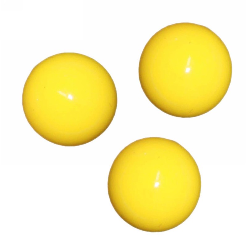 Kostibas 3897-116Y, Χάντρες, Ακρυλικό, Κίτρινο, 100τμχ