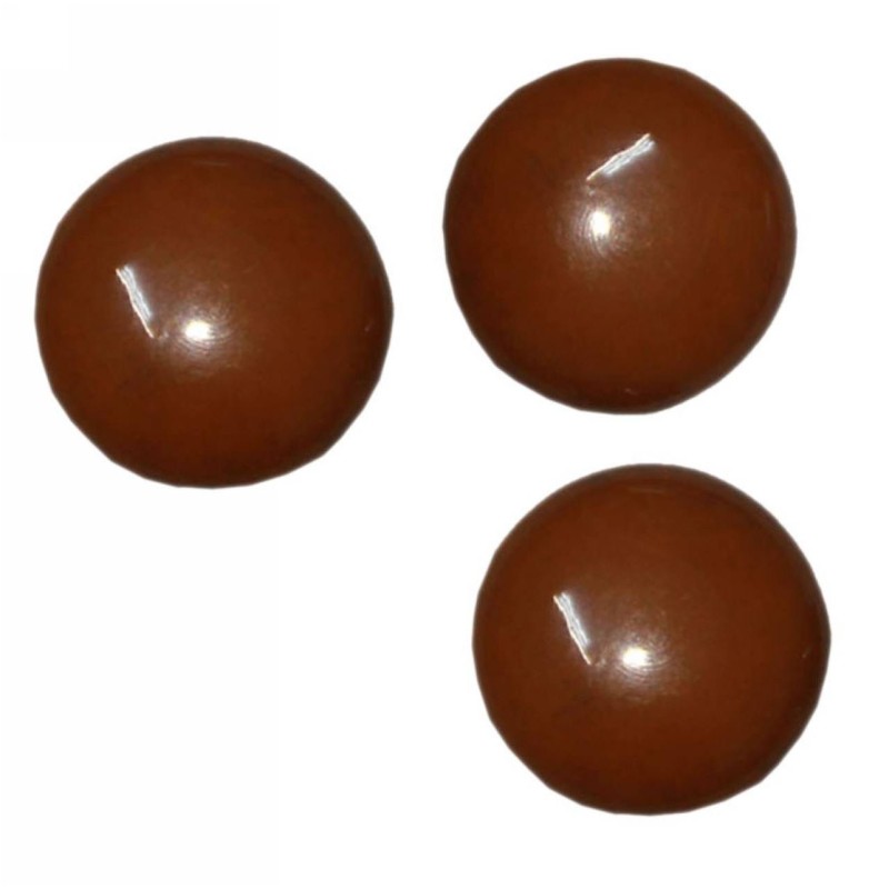 Kostibas 3897-116K, Χάντρες, Ακρυλικό, Καφέ, 100τμχ