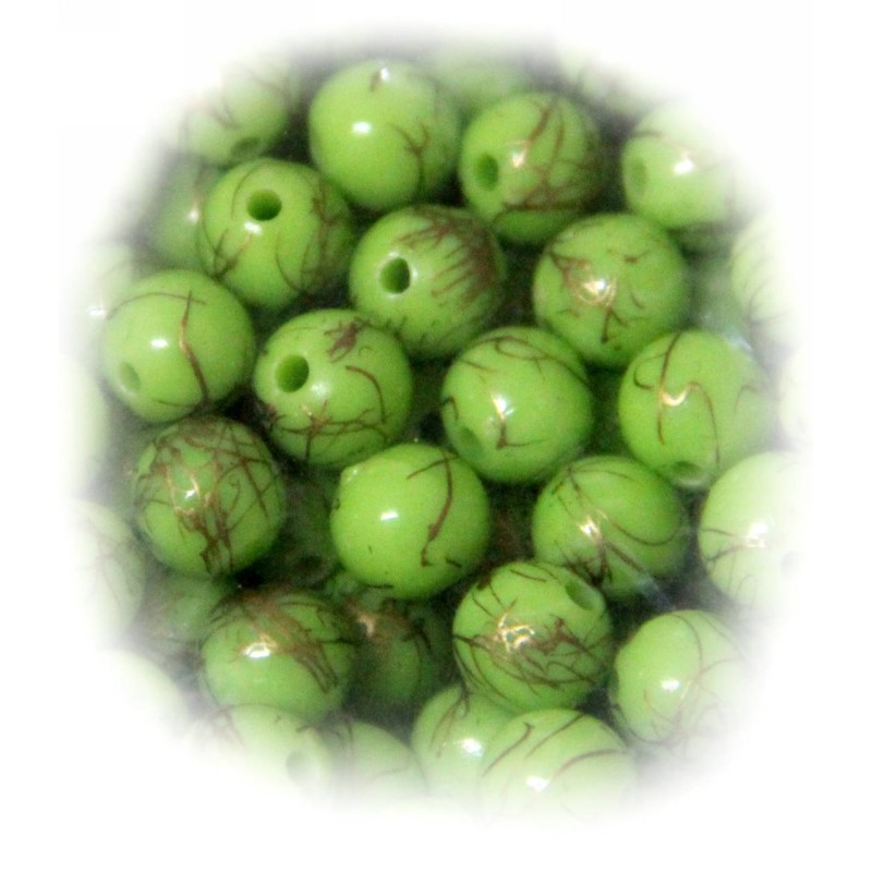 Kostibas 3897-109P1, Χάντρες, Ακρυλικό, Λαχανί, 850τμχ