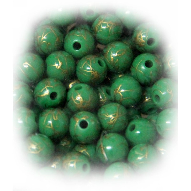 Kostibas 3897-109P, Χάντρες, Ακρυλικό, Πράσινο, 850τμχ