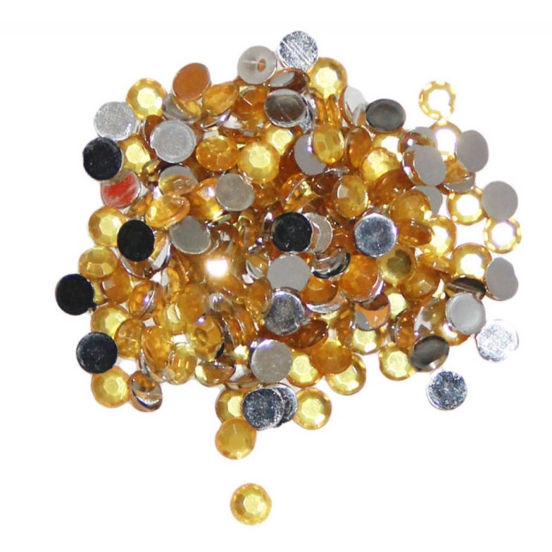 Kostibas 3897-008Y, Χάντρες, Ακρυλικό, Κίτρινο, 10000τμχ