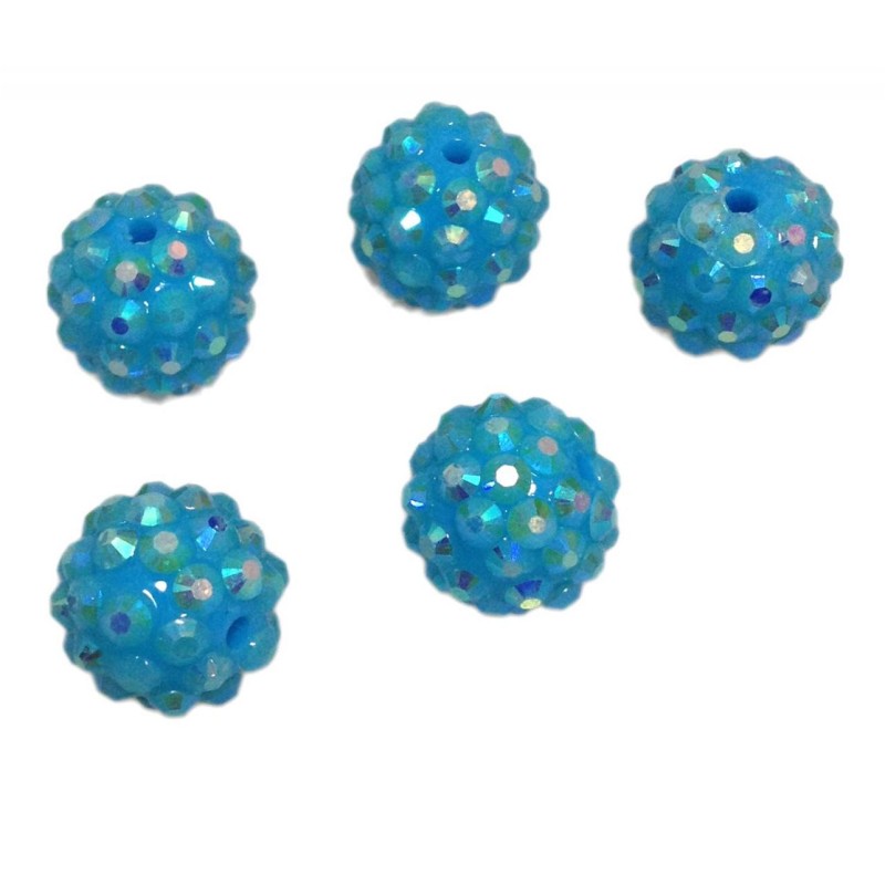 Kostibas 3897-007T1, Χάντρες, Ακρυλικό, Τιρκουάζ, 50τμχ