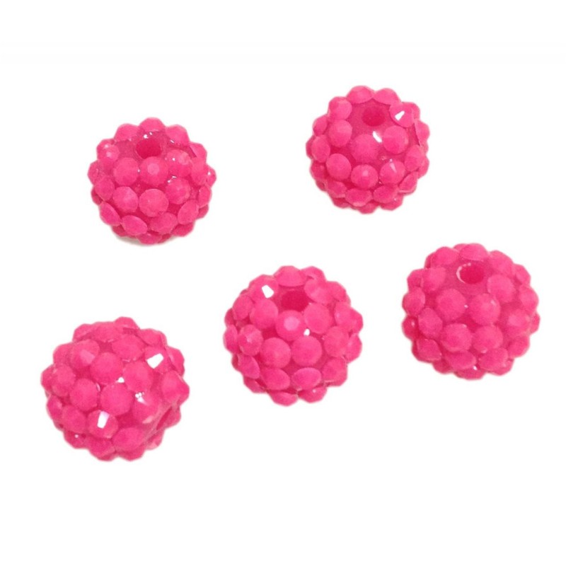 Kostibas 3897-007R, Χάντρες, Ακρυλικό, Ροζ, 50τμχ