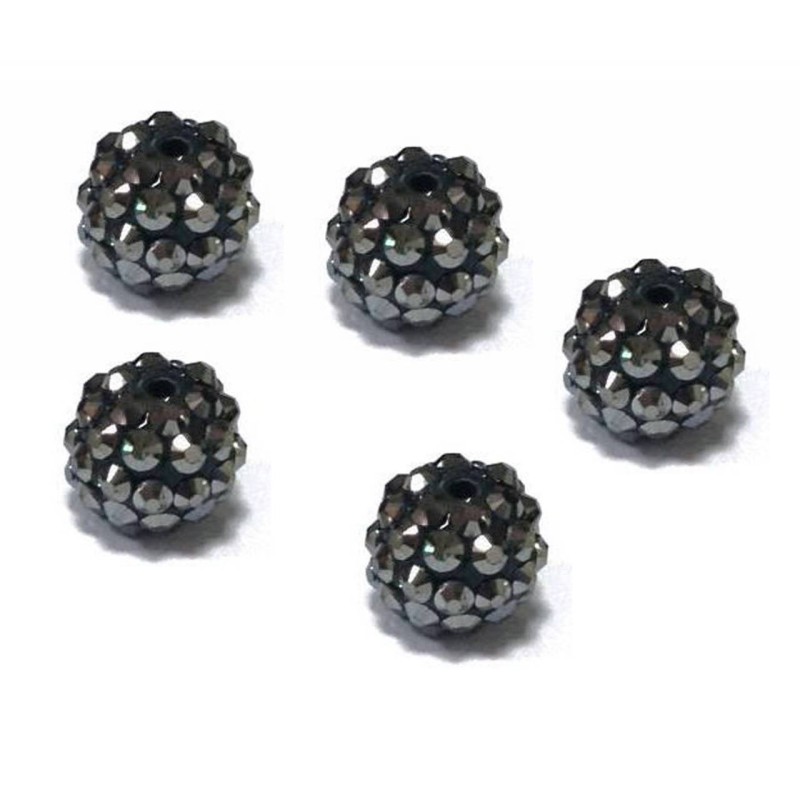 Kostibas 3897-007M, Χάντρες, Ακρυλικό, Μαύρο, 50τμχ