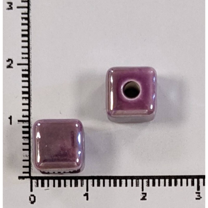 Kostibas 3894-351J, Χάντρες, Κεραμικό, Μωβ, 50τμχ