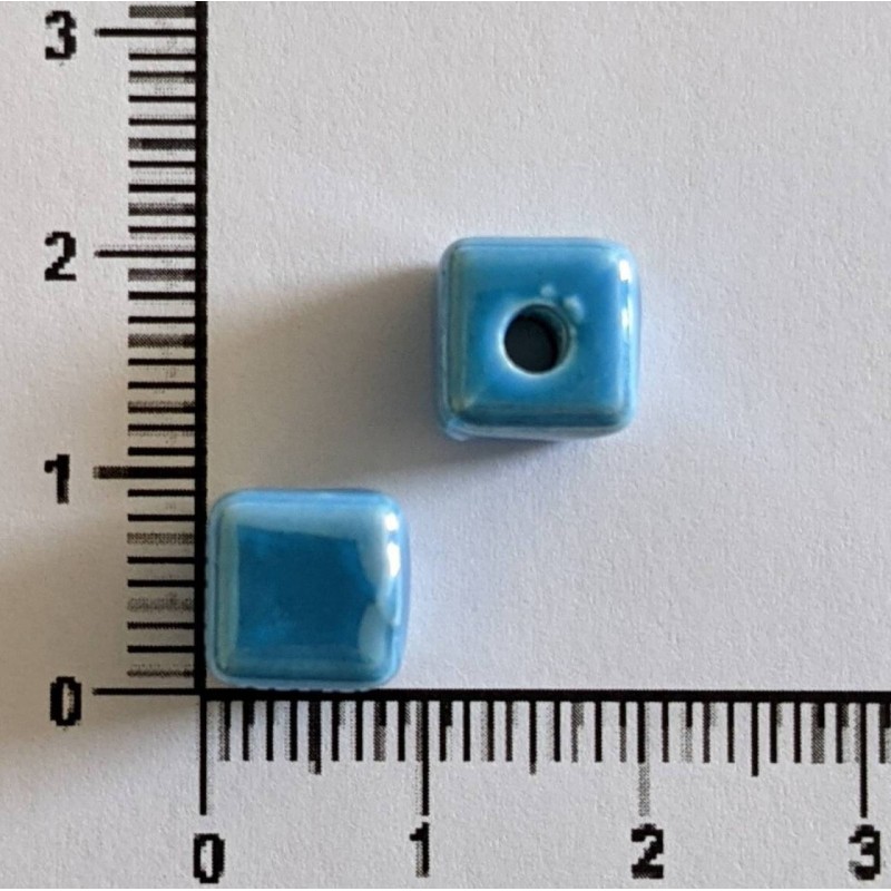 Kostibas 3894-351B, Χάντρες, Κεραμικό, Μπλε, 50τμχ