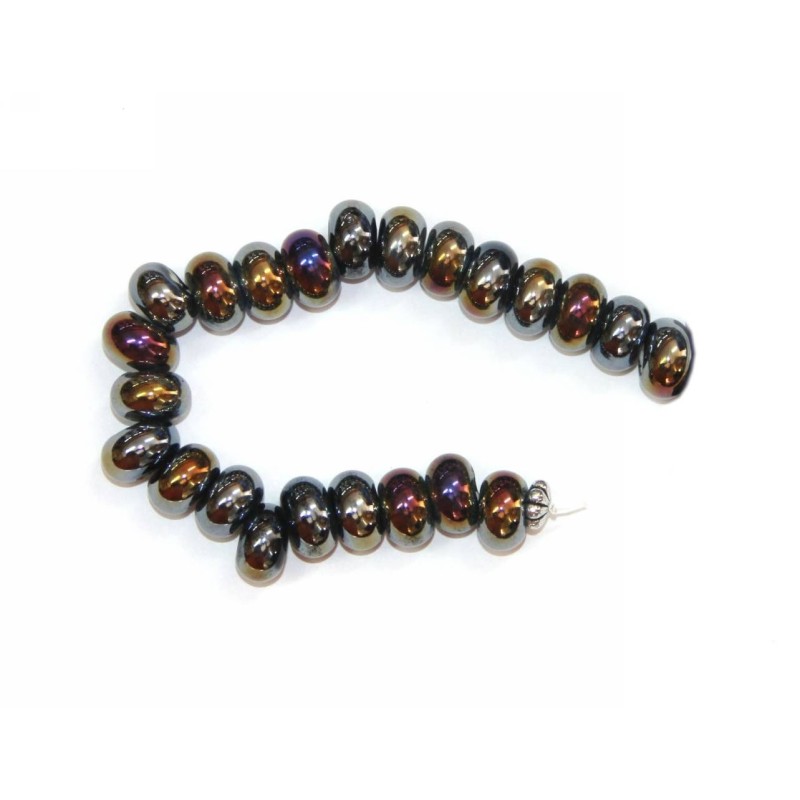 Kostibas 3894-325M, Χάντρες, Κεραμικό, Μαύρο, 34τμχ