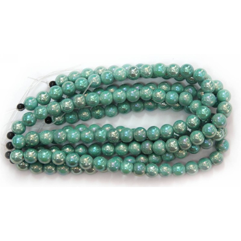 Kostibas 3894-312P, Χάντρες, Κεραμικό, Πράσινο, 26τμχ