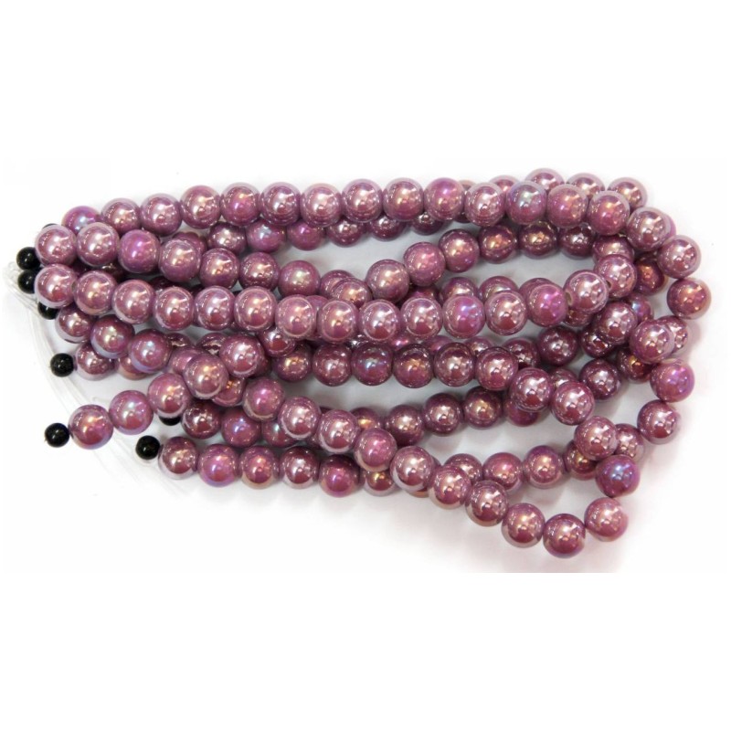 Kostibas 3894-312J, Χάντρες, Κεραμικό, Μωβ, 26τμχ