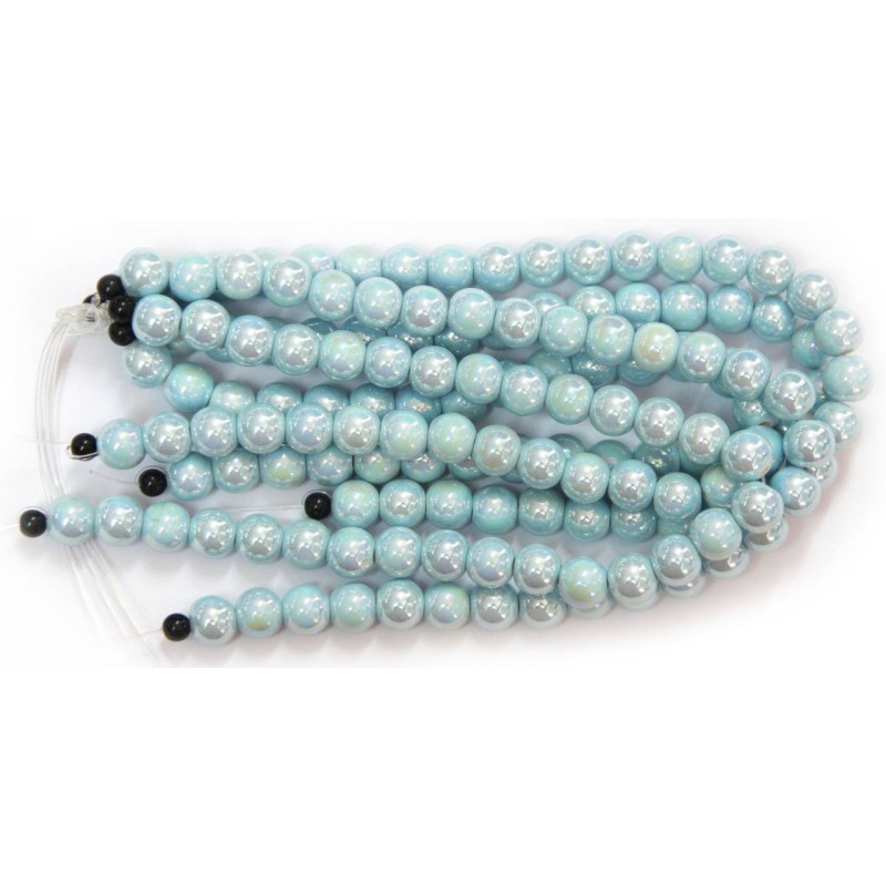 Kostibas 3894-312C1, Χάντρες, Κεραμικό, Γαλάζιο, 26τμχ