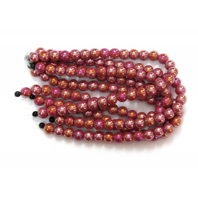 Kostibas 3894-310U, Χάντρες, Κεραμικό, Κόκκινο, 30τμχ