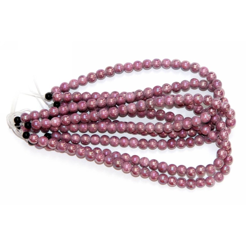 Kostibas 3894-308J, Χάντρες, Κεραμικό, Μωβ, 42τμχ