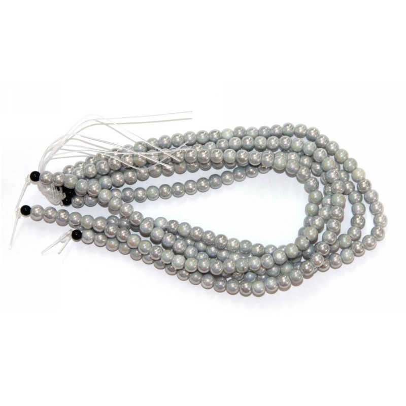 Kostibas 3894-308G, Χάντρες, Κεραμικό, Γκρι, 42τμχ