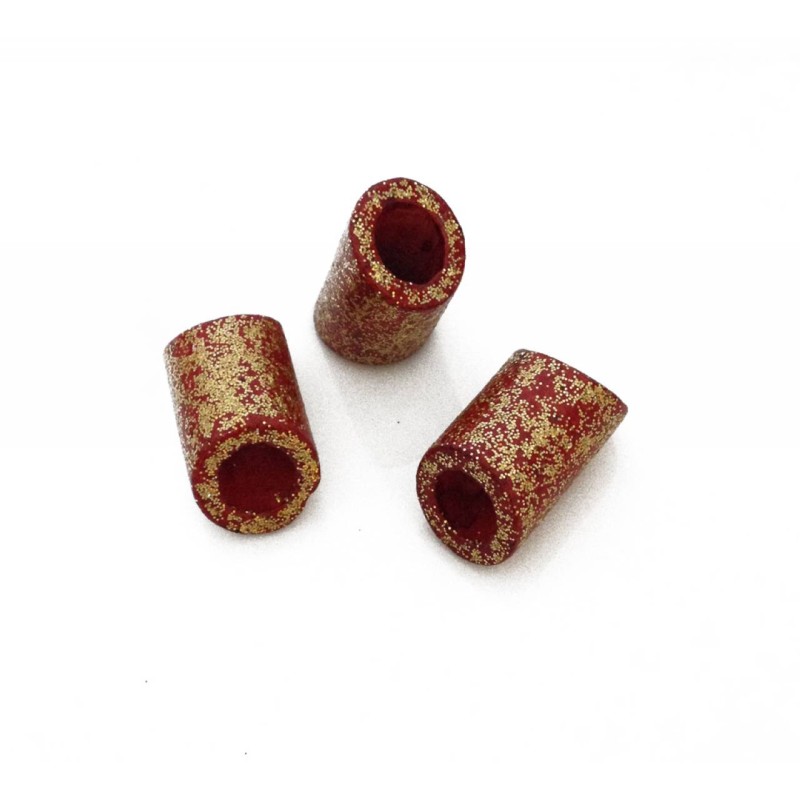 Kostibas 3894-151S, Χάντρες, Κεραμικό, Κόκκινο, 6τμχ