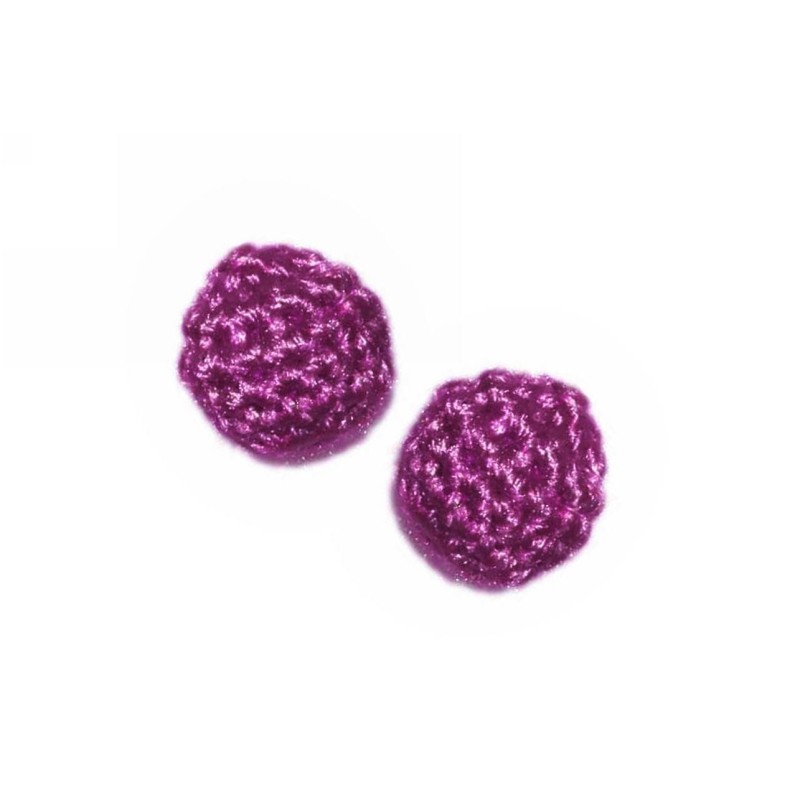 Kostibas 3870-104F, Χάντρες, Σπάγκος, Φούξια, 20τμχ