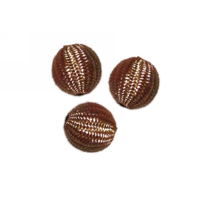 Kostibas 3870-102S1, Χάντρες, Πλεκτό, Σομόν, 25τμχ