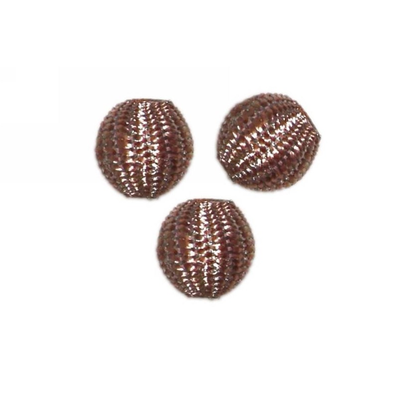 Kostibas 3870-102S, Χάντρες, Πλεκτό, Σομόν, 25τμχ