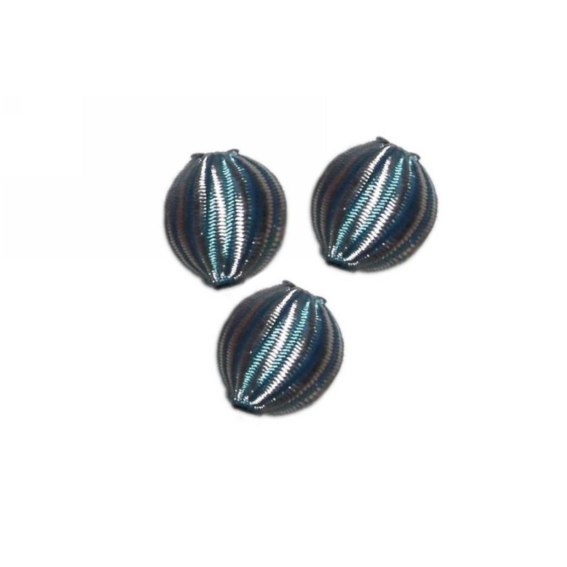 Kostibas 3870-102C, Χάντρες, Πλεκτό, Γαλάζιο, 25τμχ